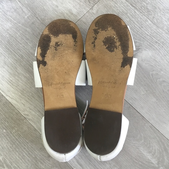 Handmade White Ankle Strap Summer Sandals - Picture 7 of 8